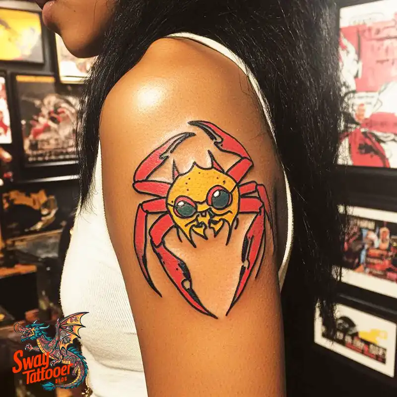 120 Crab Tattoo Design Ideas with Meaning and Symbolism 19 Crab Tattoo Design Ideas