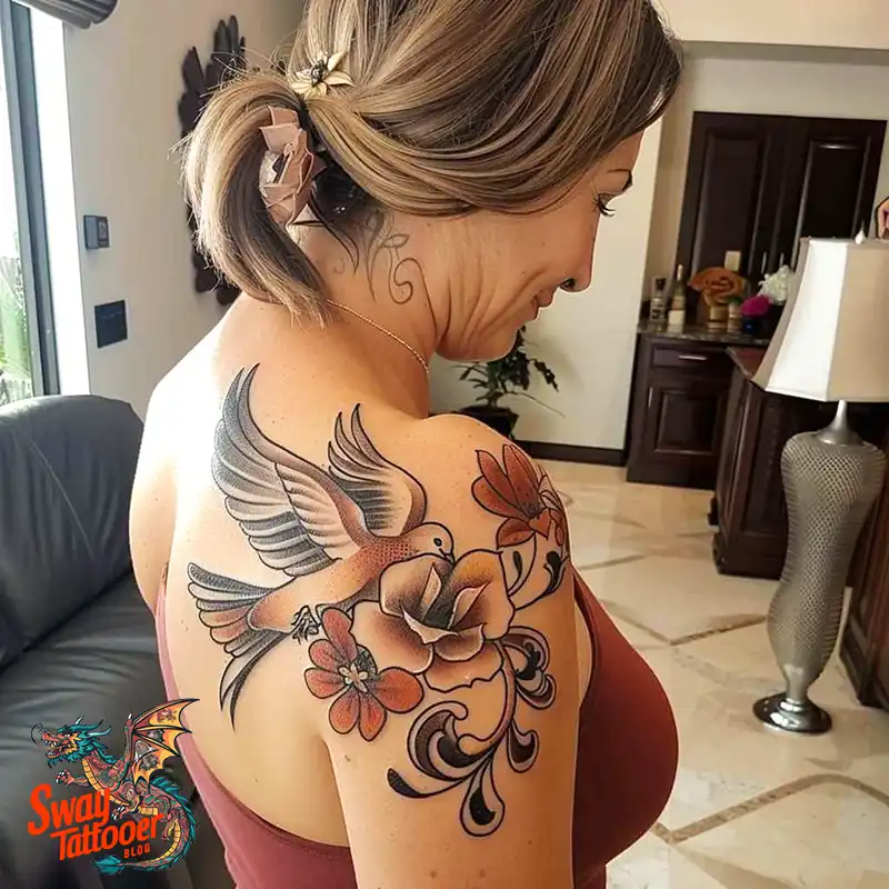 Dove Tattoo Design