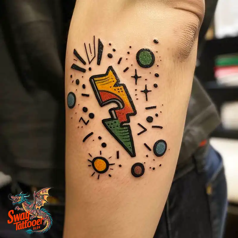 exclamation mark tattoo