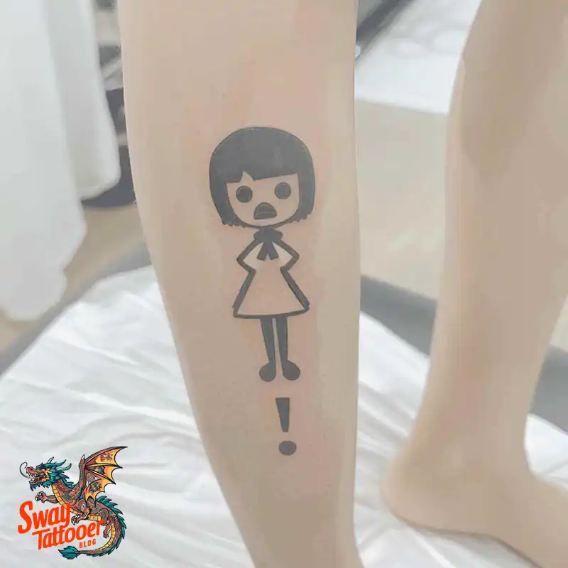 exclamation mark tattoo