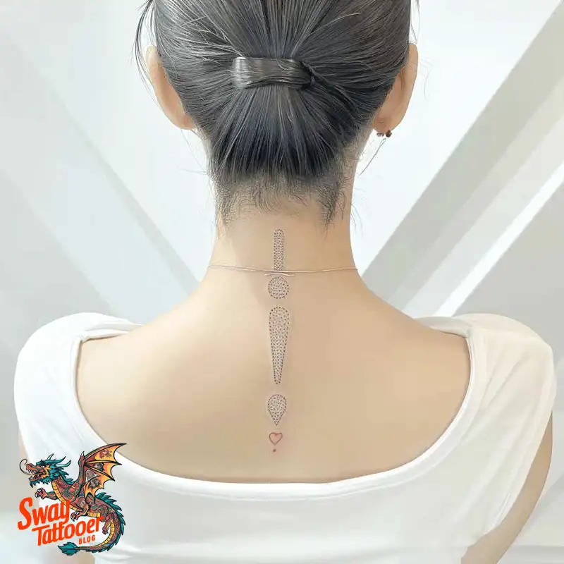 exclamation point tattoo