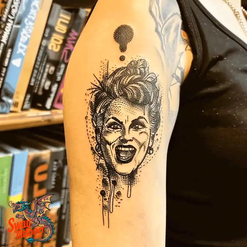 exclamation point tattoo