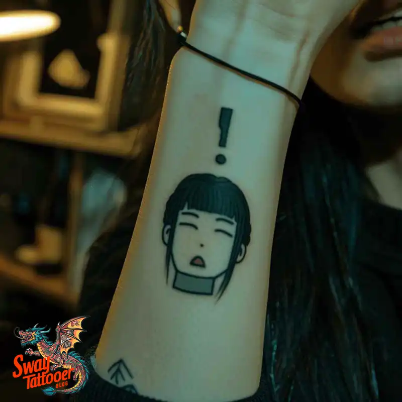 exclamation point tattoo