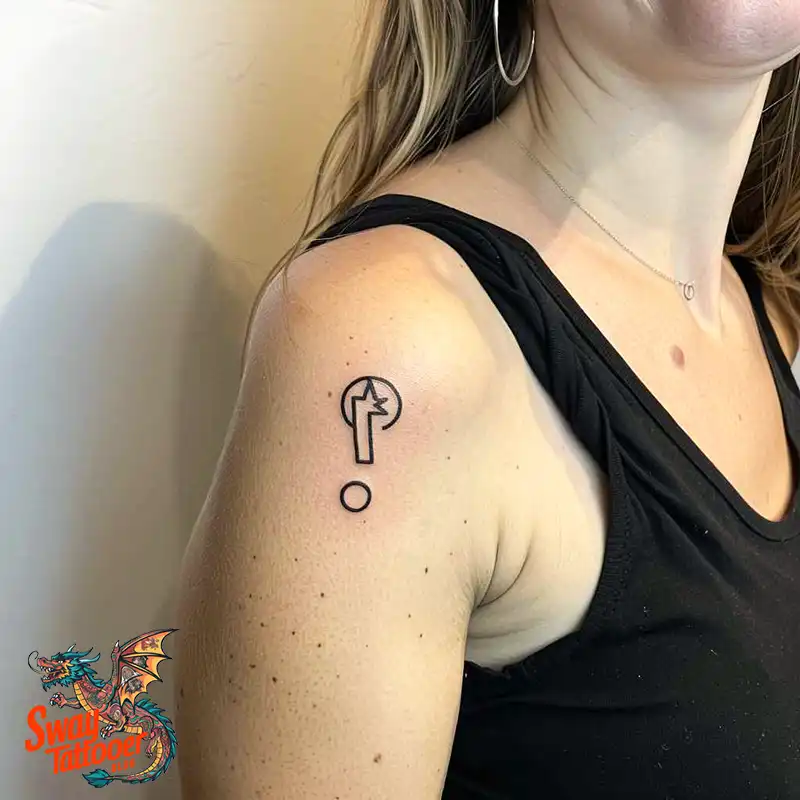 exclamation point tattoo