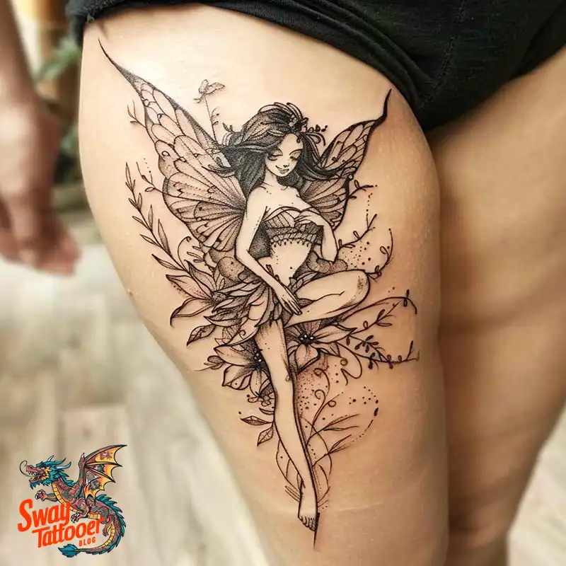 140 Fairy Tattoo Design Ideas: Meaning, Symbolism, & Styles 122 fairy12