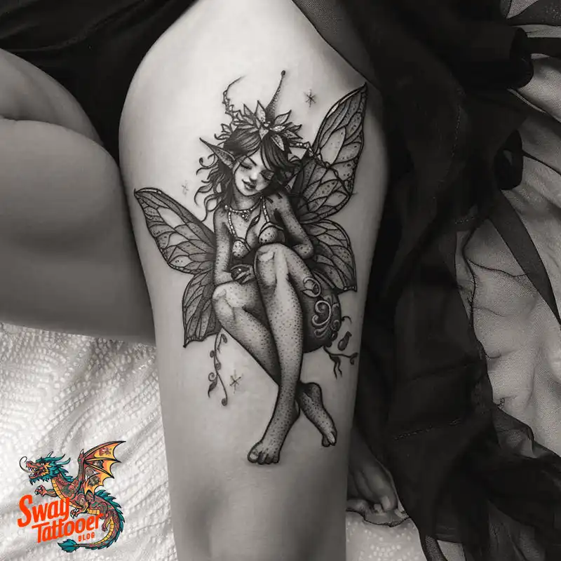 140 Fairy Tattoo Design Ideas: Meaning, Symbolism, & Styles 123 fairy13