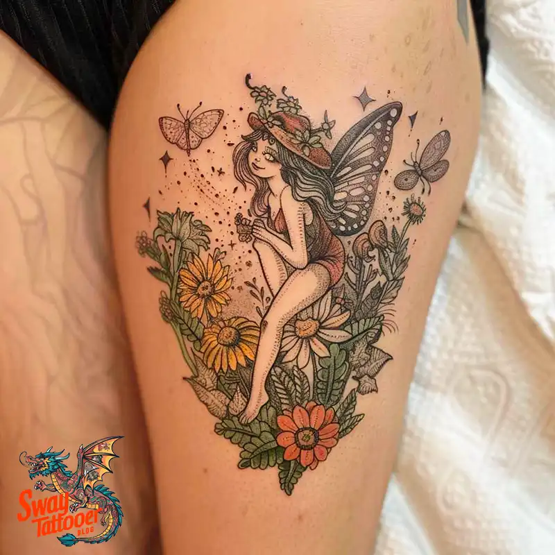 140 Fairy Tattoo Design Ideas: Meaning, Symbolism, & Styles 134 fairy3