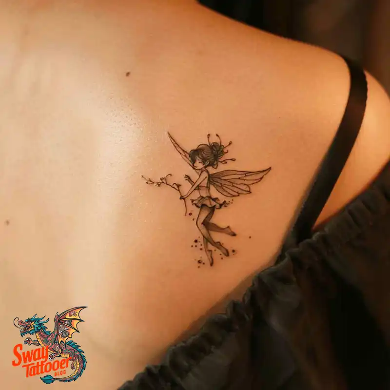 140 Fairy Tattoo Design Ideas: Meaning, Symbolism, & Styles 99 fairy37