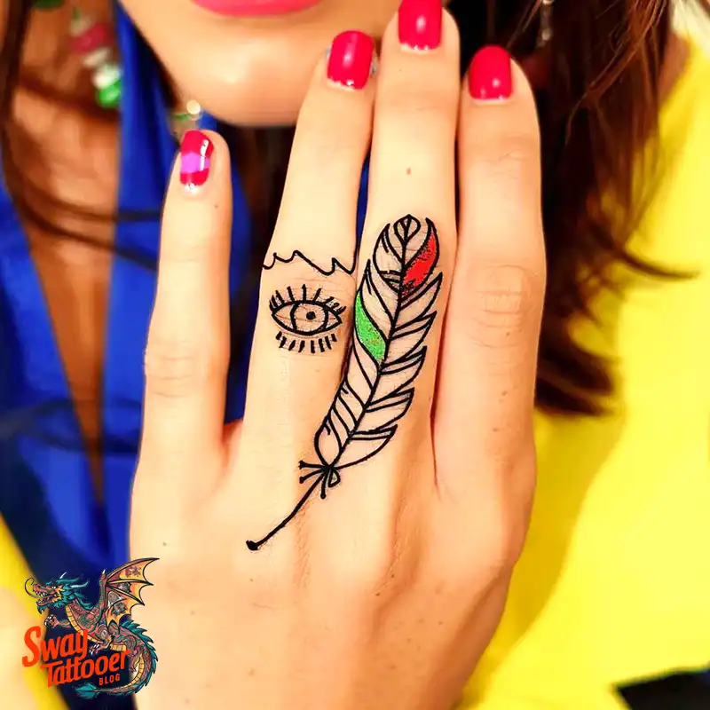 150 Feather Tattoo Designs with Deep Meanings Unveiled 39 Feather Tattoo Designs