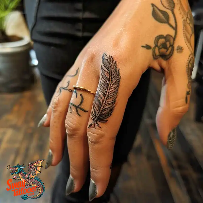 150 Feather Tattoo Designs with Deep Meanings Unveiled 36 Feather Tattoo Designs