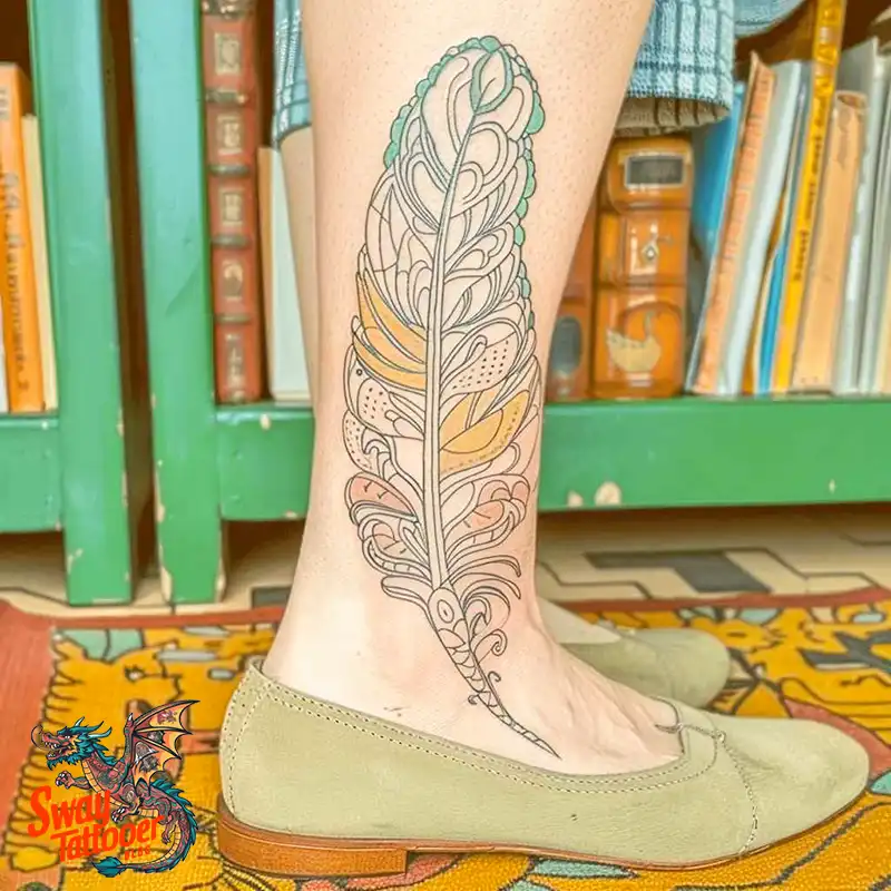 150 Feather Tattoo Designs with Deep Meanings Unveiled 32 Feather Tattoo Designs