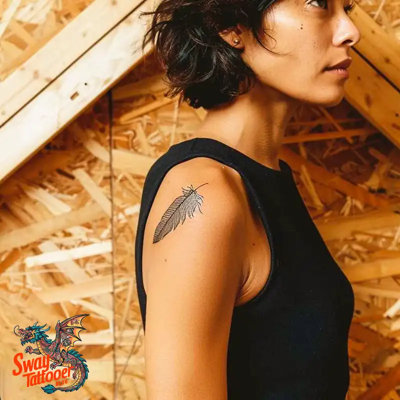 150 Feather Tattoo Designs with Deep Meanings Unveiled 23 Feather Tattoo Designs