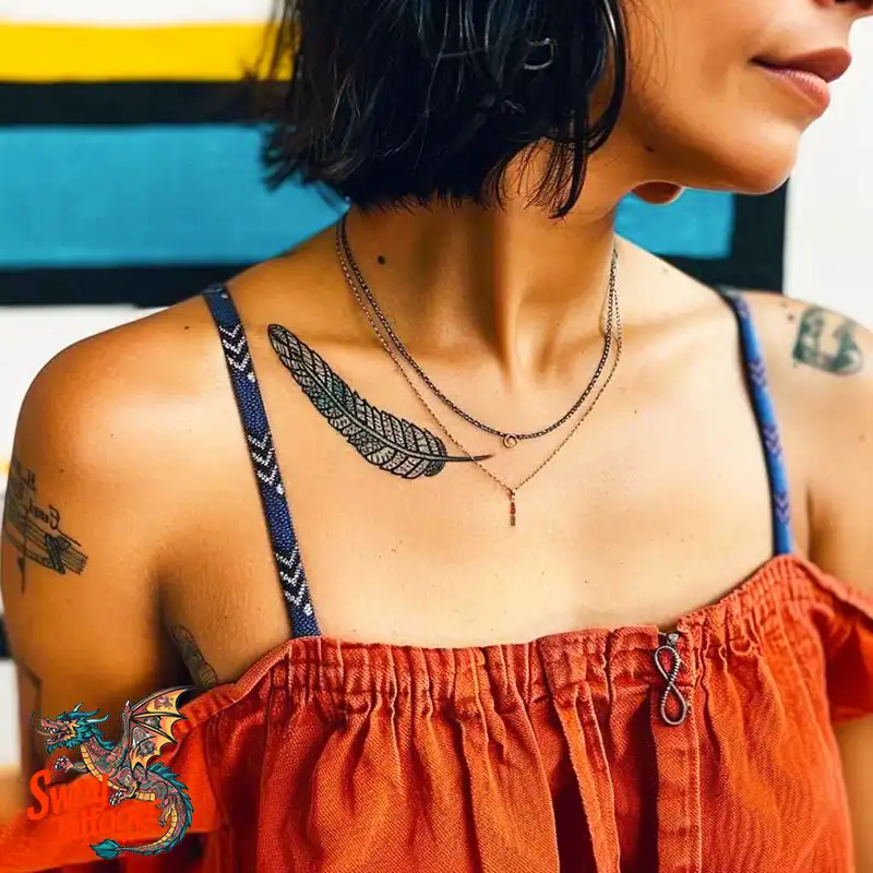 150 Feather Tattoo Designs with Deep Meanings Unveiled 19 Feather Tattoo Designs