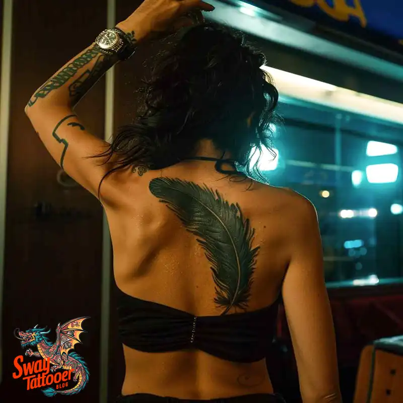 150 Feather Tattoo Designs with Deep Meanings Unveiled 9 Feather Tattoo Designs