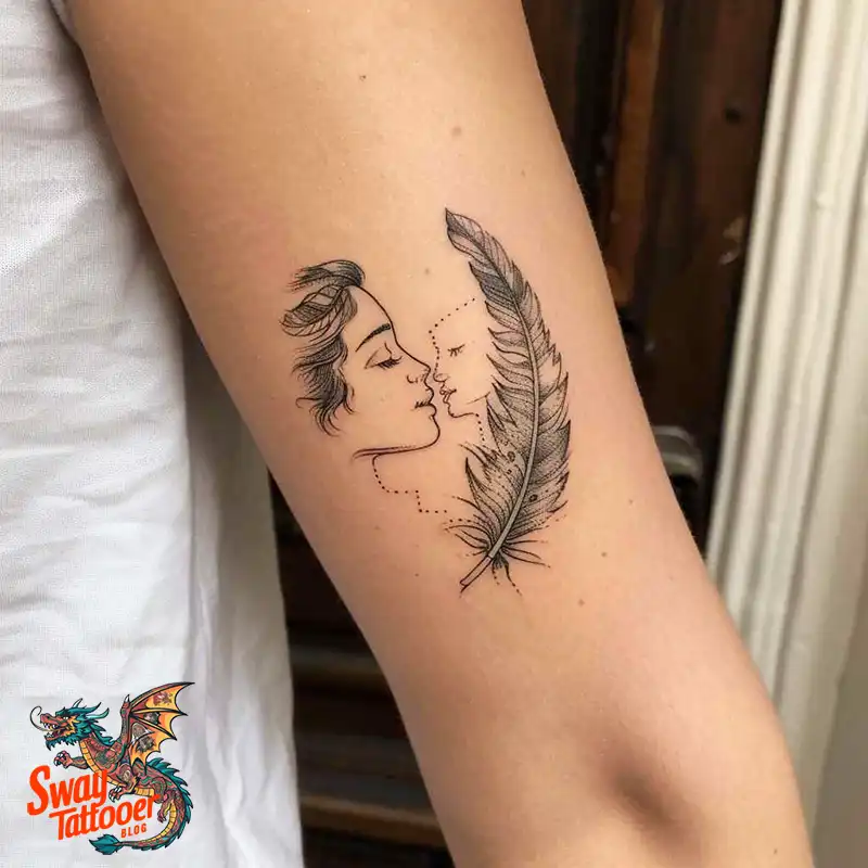 150 Feather Tattoo Designs with Deep Meanings Unveiled 130 feather19