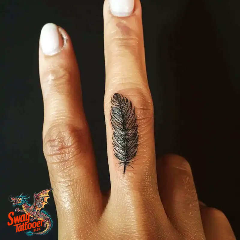 150 Feather Tattoo Designs with Deep Meanings Unveiled 119 feather30