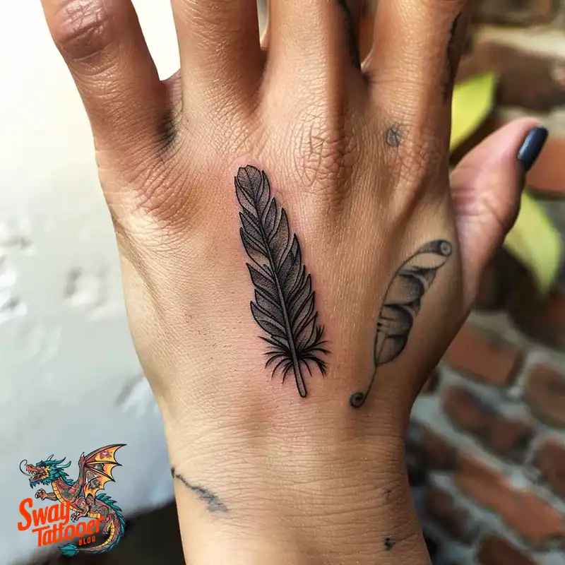 150 Feather Tattoo Designs with Deep Meanings Unveiled 118 feather31
