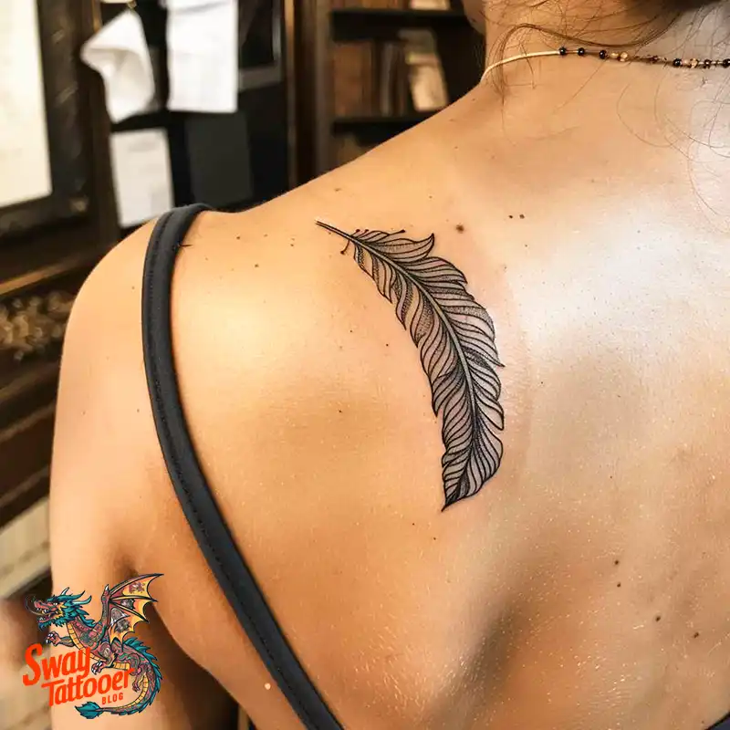 150 Feather Tattoo Designs with Deep Meanings Unveiled 115 feather34