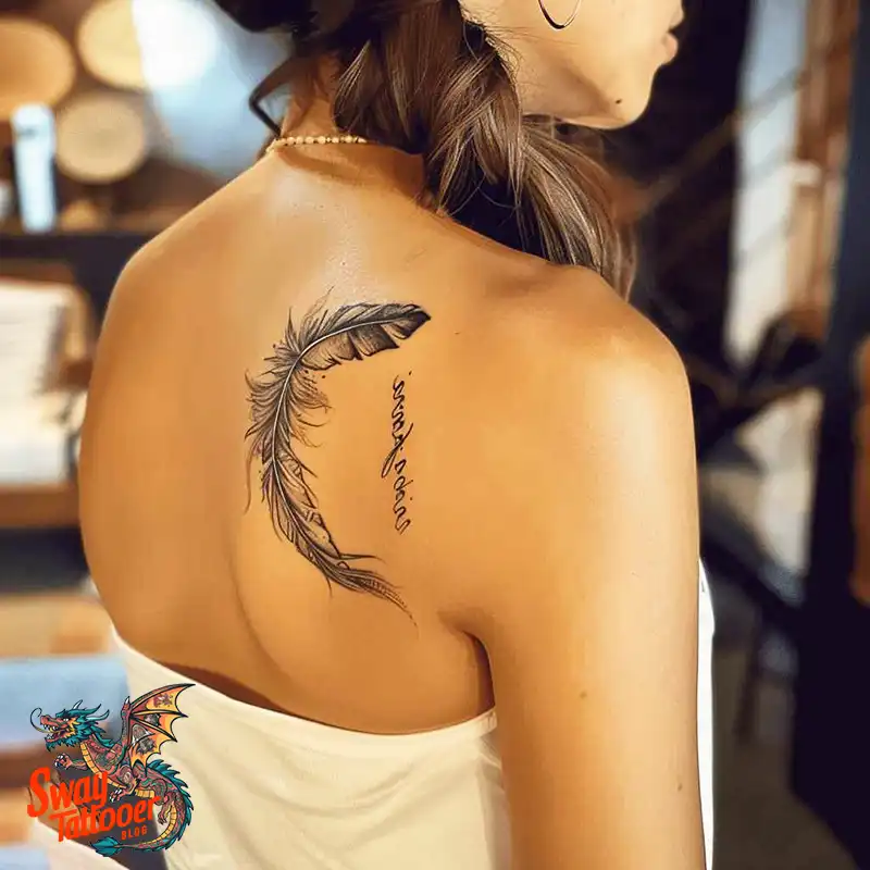 150 Feather Tattoo Designs with Deep Meanings Unveiled 92 feather53