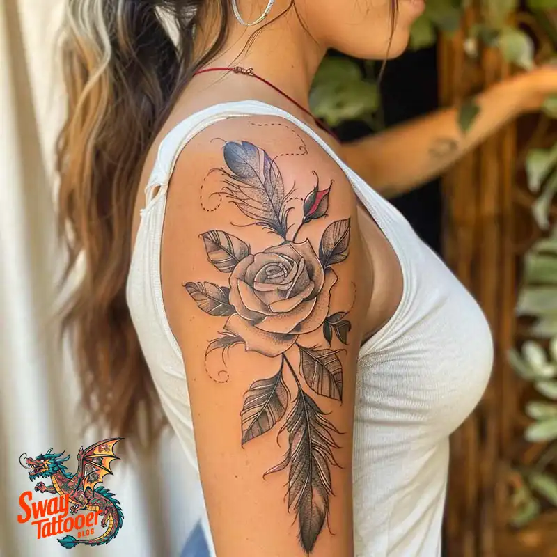 150 Feather Tattoo Designs with Deep Meanings Unveiled 81 feather68