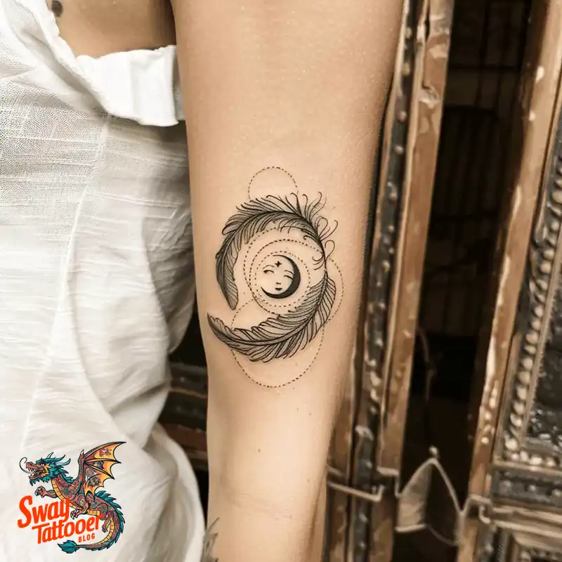 150 Feather Tattoo Designs with Deep Meanings Unveiled 74 Feather Tattoo