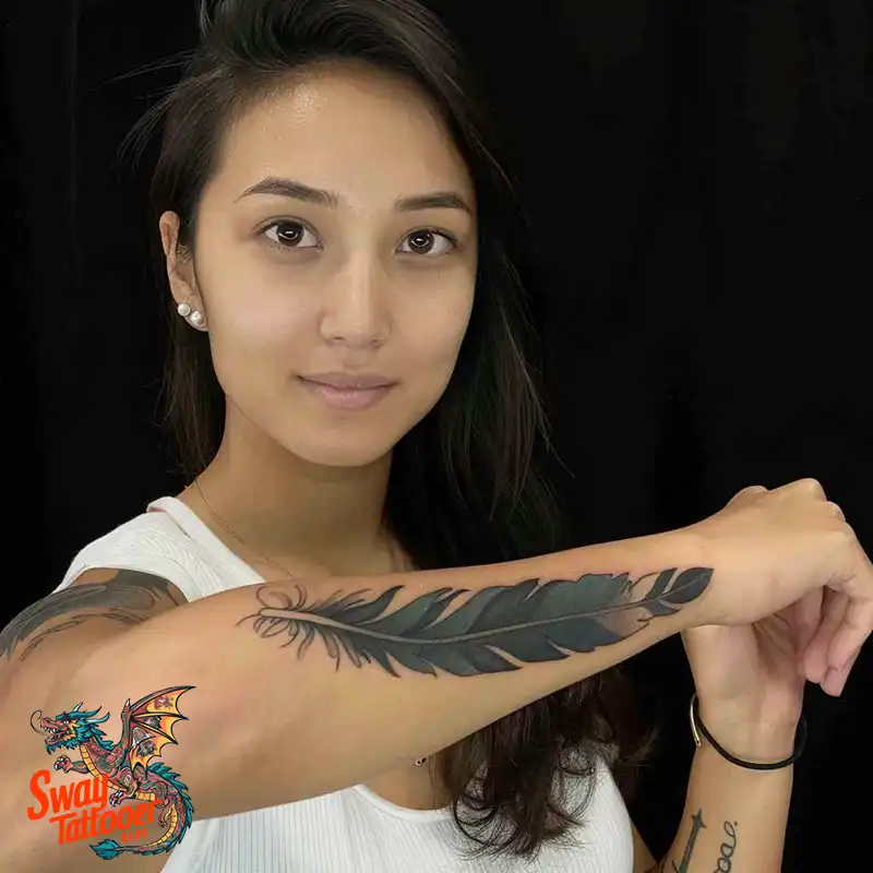 150 Feather Tattoo Designs with Deep Meanings Unveiled 66 Feather Tattoo Ideas