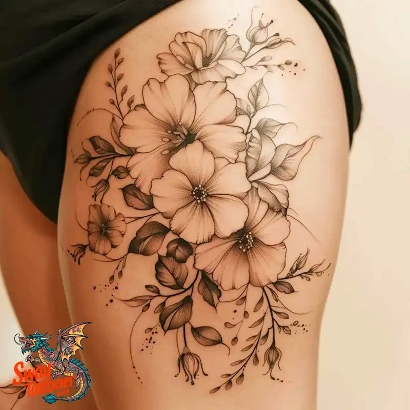 floral thigh 1