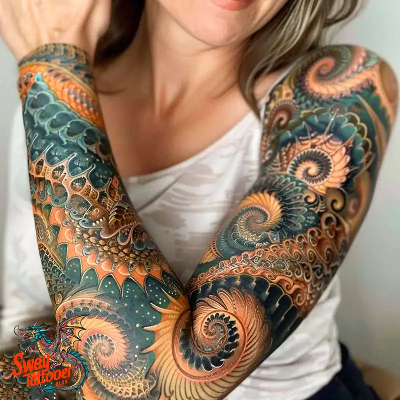 Fractal Tattoo Ideas