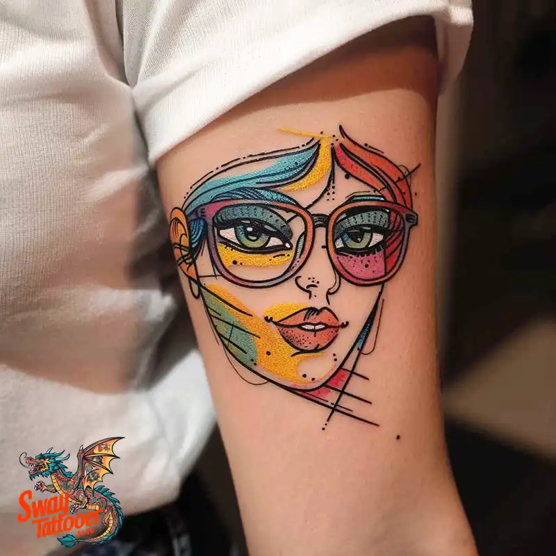 80 Glasses Tattoo Designs: Meaning, Art styles, and More 77 glasses1