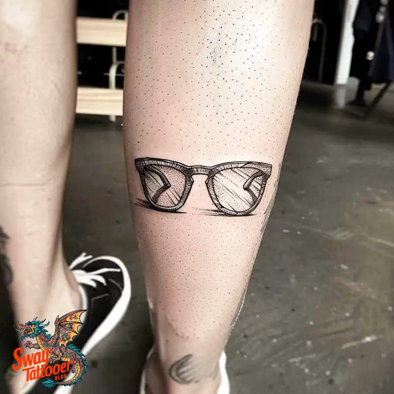 80 Glasses Tattoo Designs: Meaning, Art styles, and More 61 glasses12