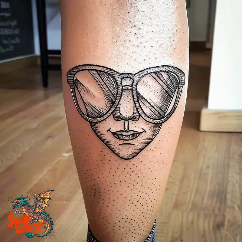 80 Glasses Tattoo Designs: Meaning, Art styles, and More 62 glasses13