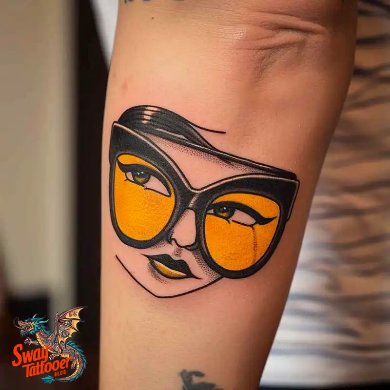 80 Glasses Tattoo Designs: Meaning, Art styles, and More 75 glasses2