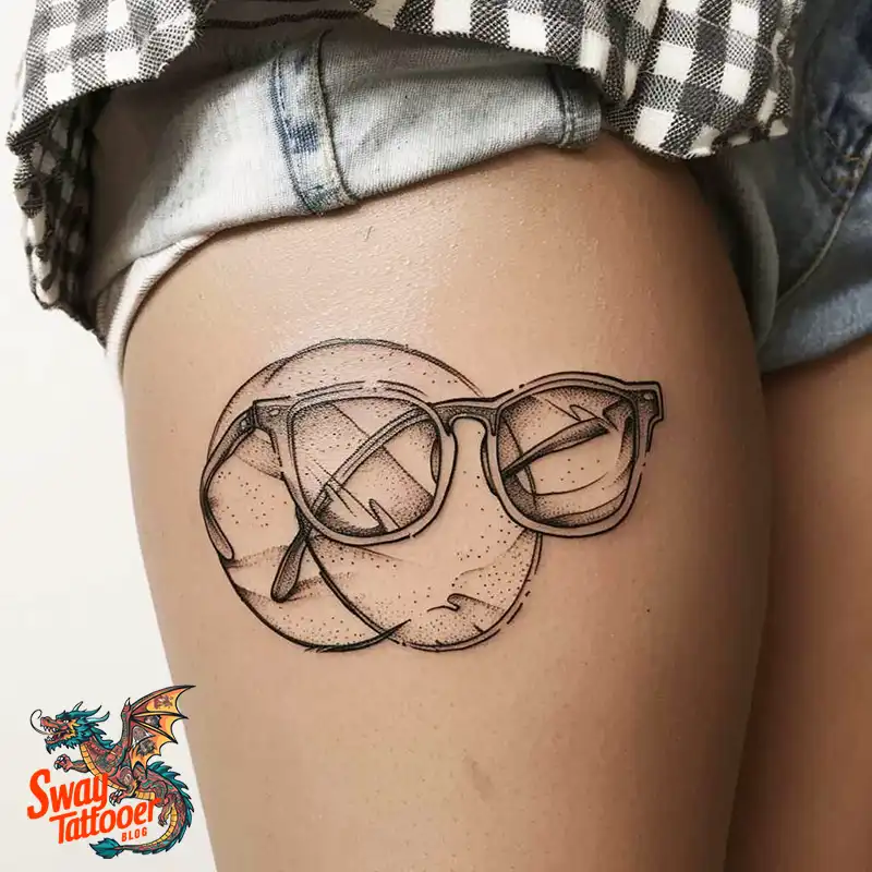 80 Glasses Tattoo Designs: Meaning, Art styles, and More 57 Glasses Tattoo