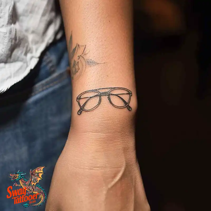 80 Glasses Tattoo Designs: Meaning, Art styles, and More 55 Glasses Tattoo