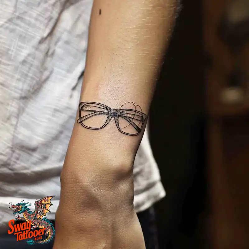 80 Glasses Tattoo Designs: Meaning, Art styles, and More 53 Glasses Tattoo