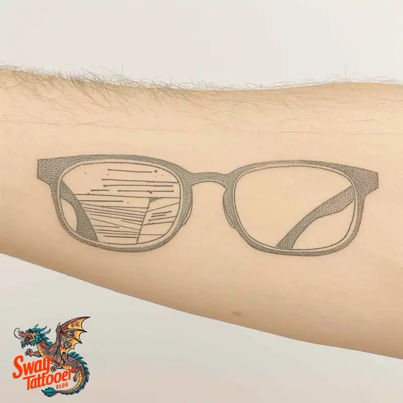 80 Glasses Tattoo Designs: Meaning, Art styles, and More 49 Glasses Tattoo