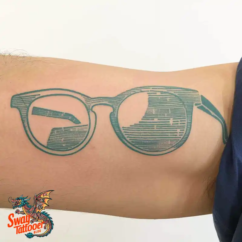 80 Glasses Tattoo Designs: Meaning, Art styles, and More 44 Glasses Tattoo