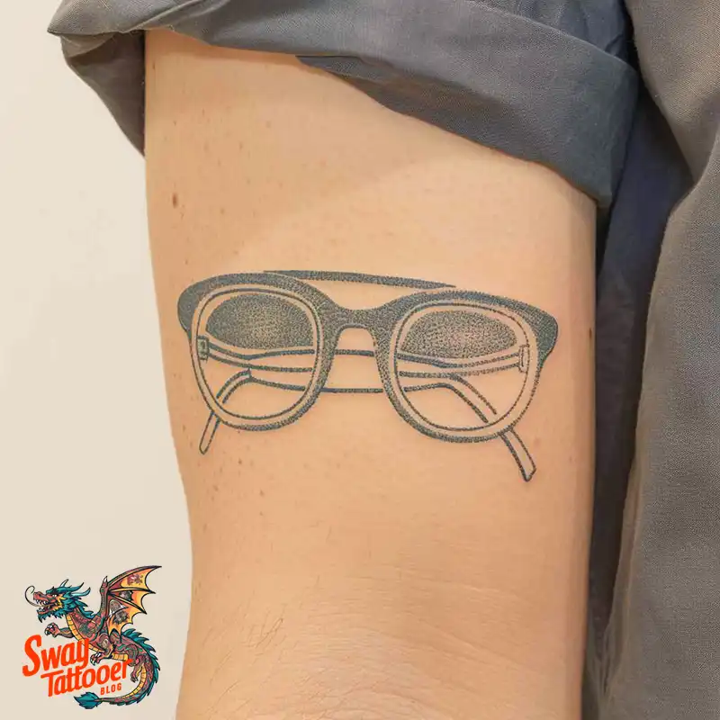 80 Glasses Tattoo Designs: Meaning, Art styles, and More 40 Glasses Tattoo