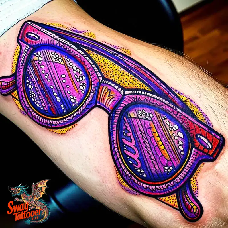 80 Glasses Tattoo Designs: Meaning, Art styles, and More 48 Glasses Tattoo