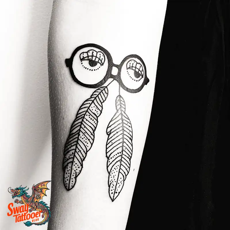 80 Glasses Tattoo Designs: Meaning, Art styles, and More 37 Glasses Tattoo