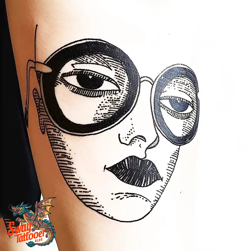 80 Glasses Tattoo Designs: Meaning, Art styles, and More 36 Glasses Tattoo