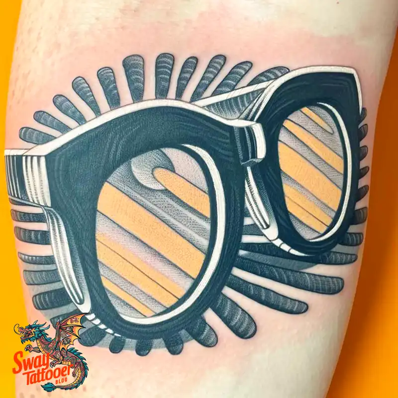 80 Glasses Tattoo Designs: Meaning, Art styles, and More 32 Glasses Tattoo Designs