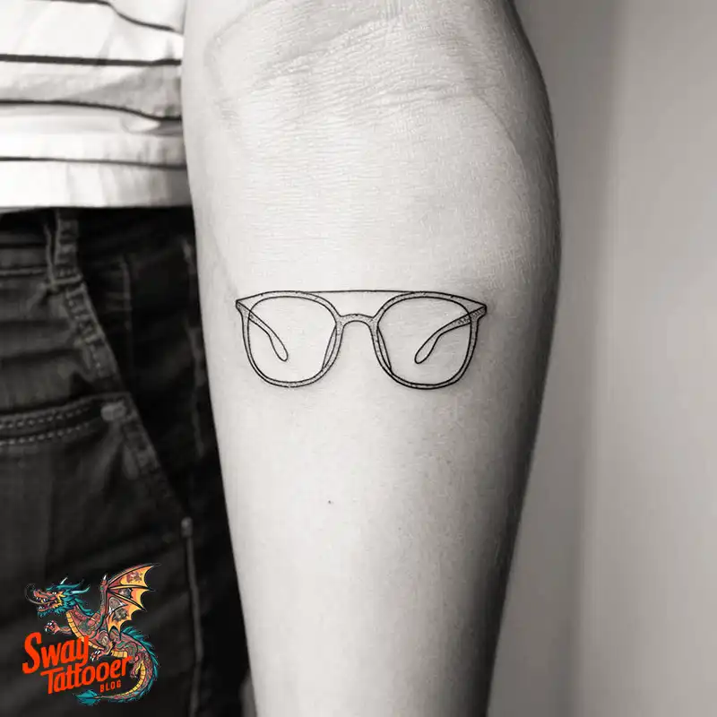 80 Glasses Tattoo Designs: Meaning, Art styles, and More 24 Glasses Tattoo Designs