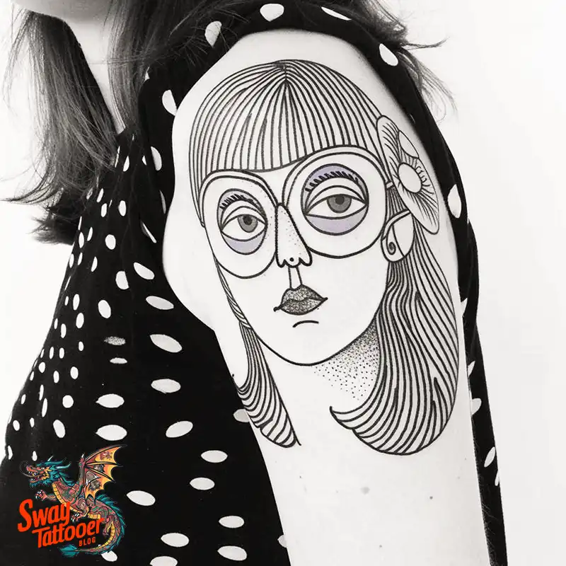 80 Glasses Tattoo Designs: Meaning, Art styles, and More 18 Glasses Tattoo Designs