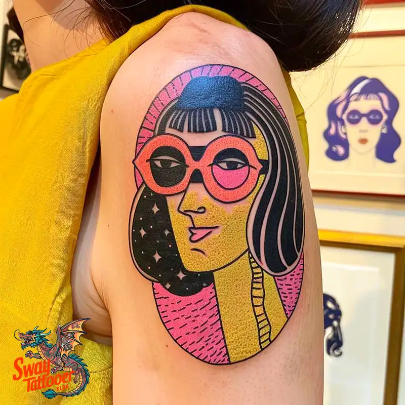 80 Glasses Tattoo Designs: Meaning, Art styles, and More 16 Glasses Tattoo Designs