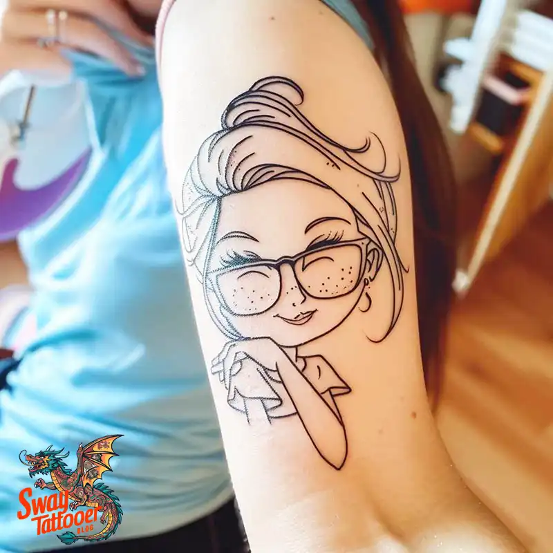 80 Glasses Tattoo Designs: Meaning, Art styles, and More 14 Glasses Tattoo Designs