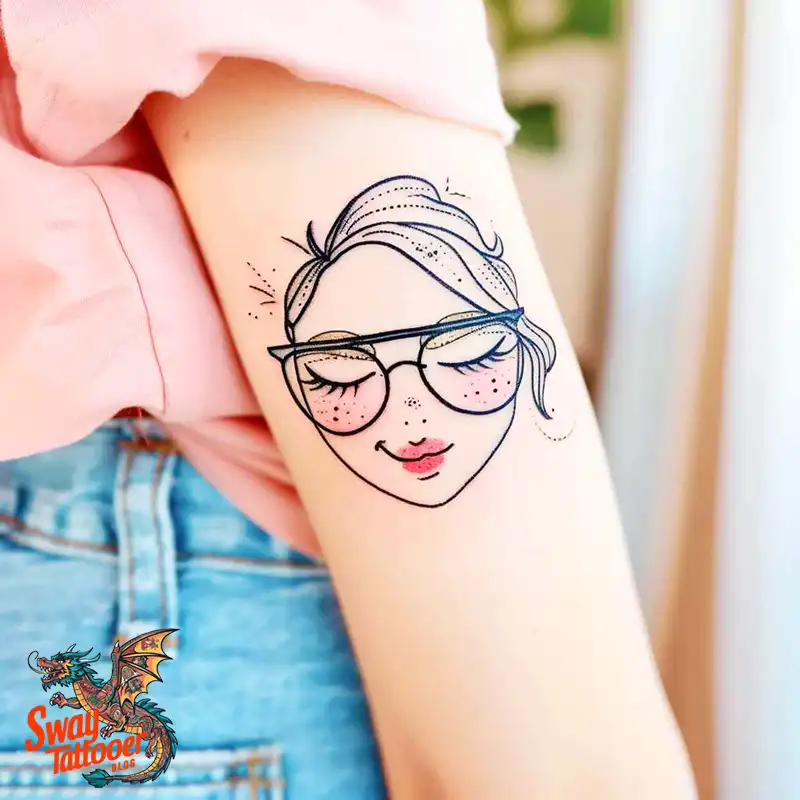 80 Glasses Tattoo Designs: Meaning, Art styles, and More 13 Glasses Tattoo Designs