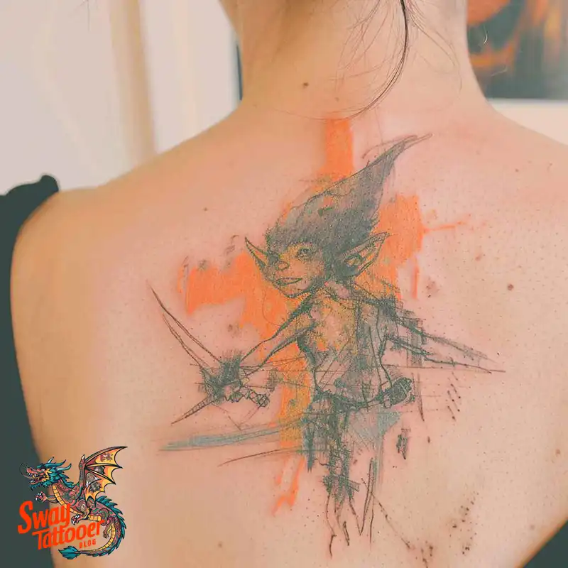 Goblin Tattoo Design