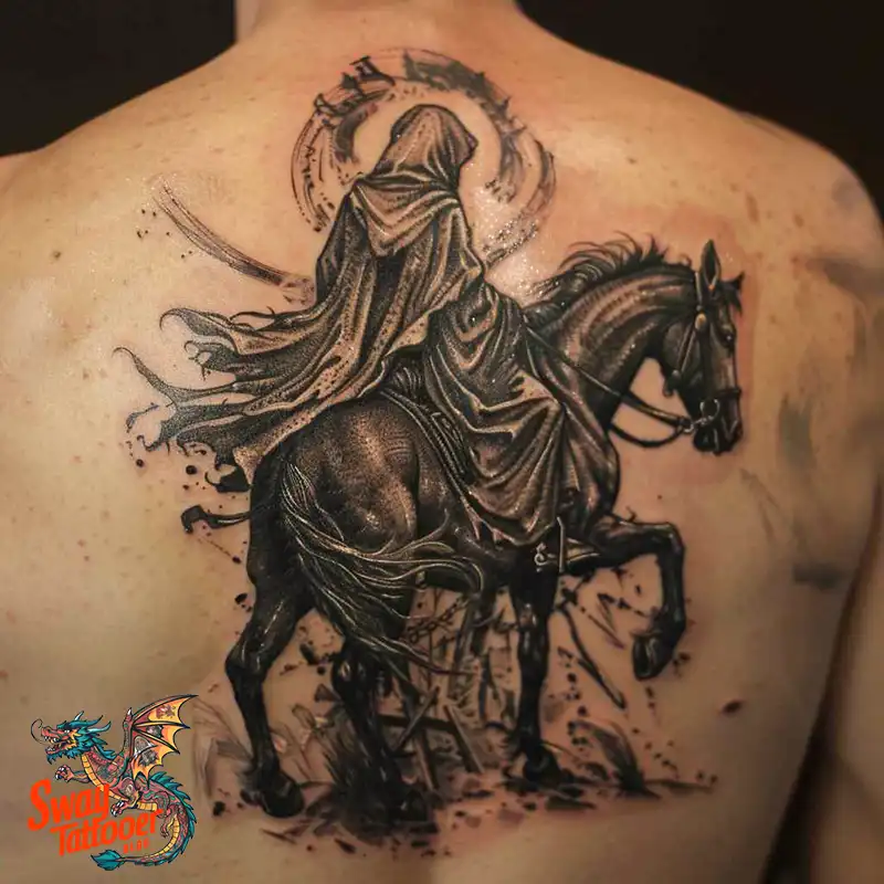 100 Grim Reaper Tattoo Designs: Meaning, Designs & Care 89 grim reaper10
