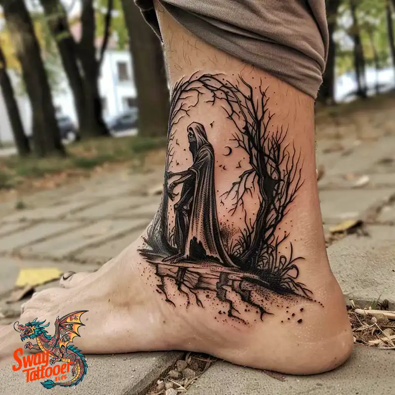 100 Grim Reaper Tattoo Designs: Meaning, Designs & Care 86 grim reaper15